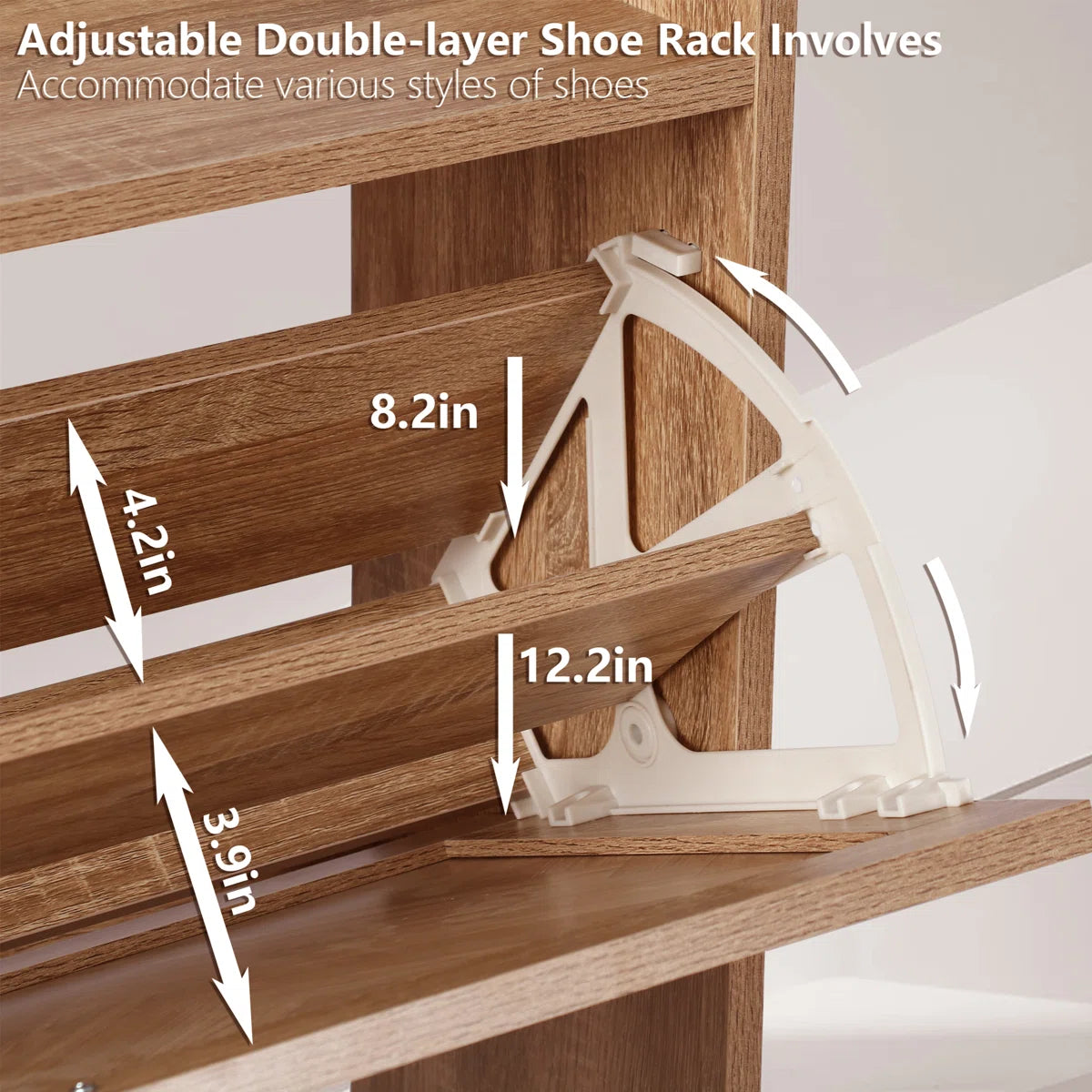 18 Pair Shoe Storage Cabinet