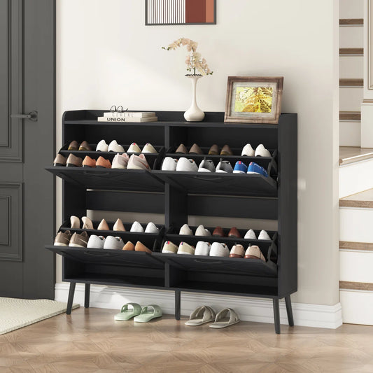 24 Pair Shoe Storage Cabinet