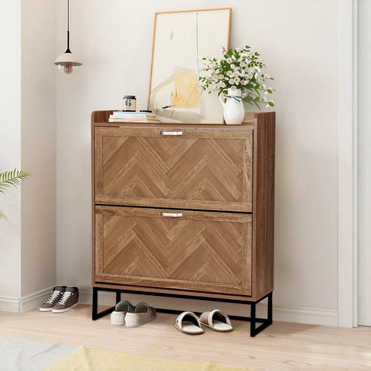 18 Pair Shoe Storage Cabinet